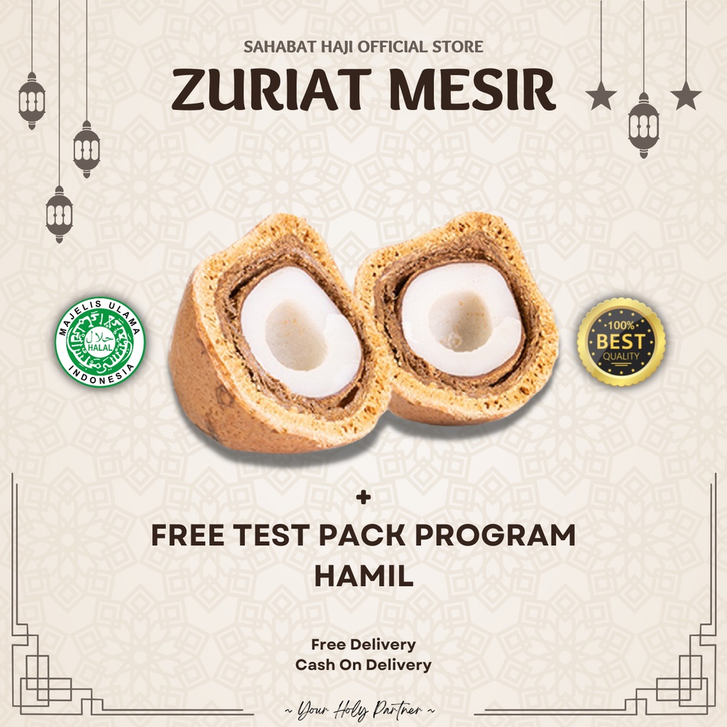 

Buah Zuriat Mesir Premium Original (1 kg) Promil + Free Test Pack Program Hamil Sehat