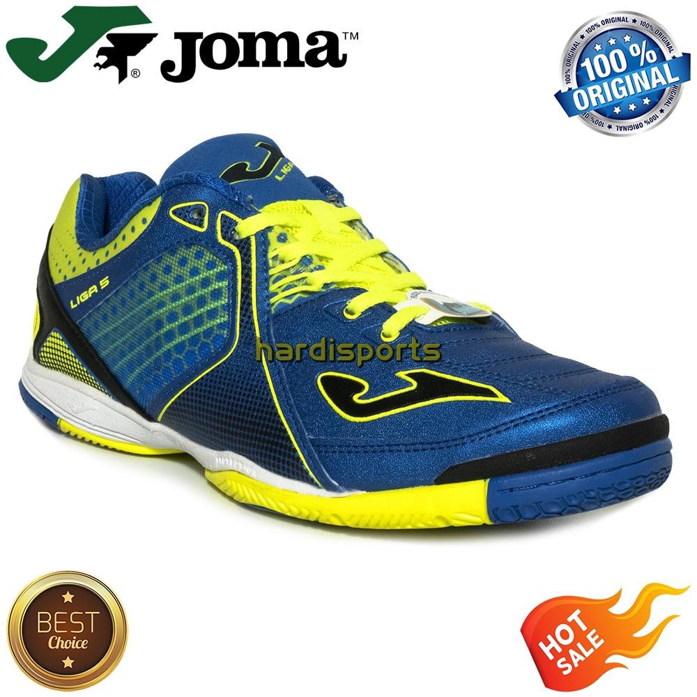 Sepatu Futsal Pria Joma Liga 5 LIGAS.704.IN - Royal Blue ORIGINAL