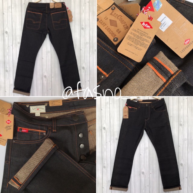 lee cooper selvedge