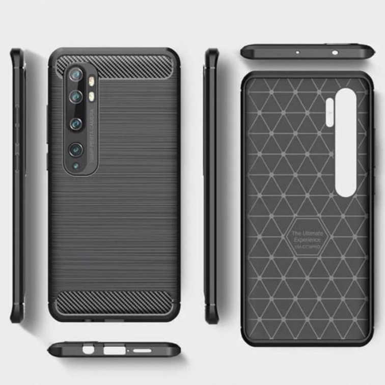 CASE SLIM FIT CARBON IPAKY XIAOMI MI NOTE 10 SOFTCASE - FA