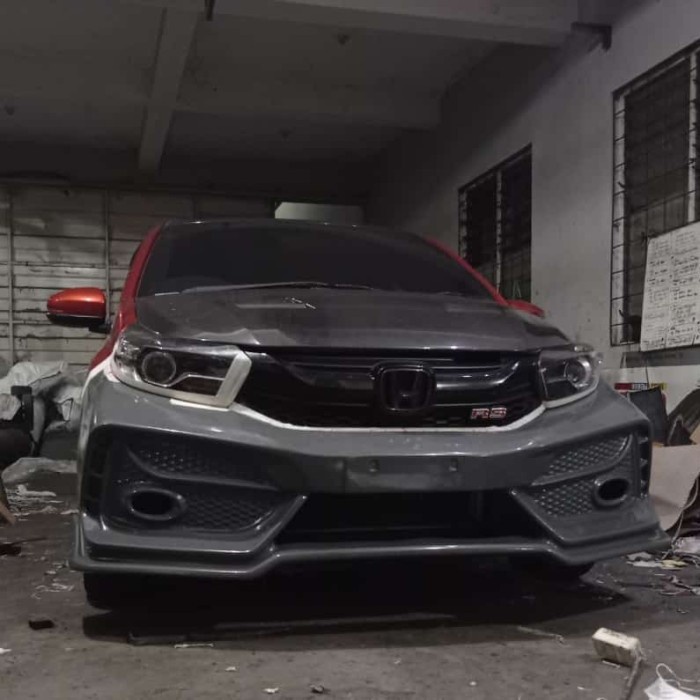 BUMPER Mobilio Brio Type R depan aja GRT bodykit duraflex, PNP, high quality