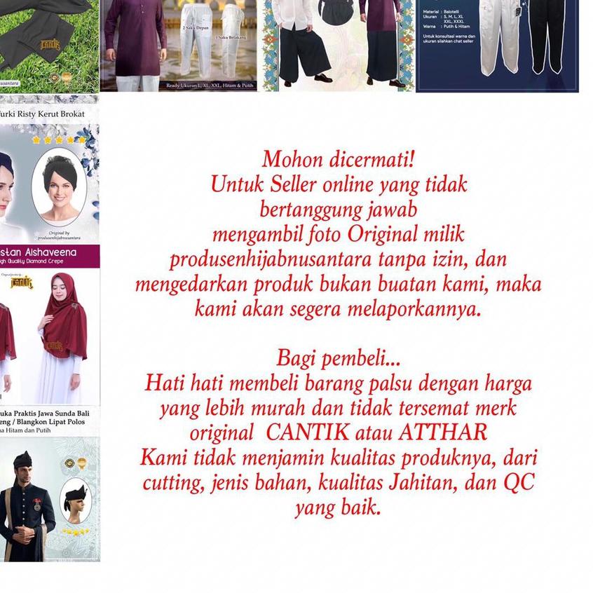™ Iket Kepala Terbuka Praktis Jawa Sunda Totopong Udeng Blangkon Lipat warna hitam dan putih ➴