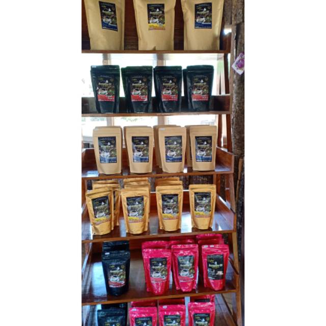 

Kopi bubuk siap seduh arabica, lanang.luwak blue mountain, rabusta