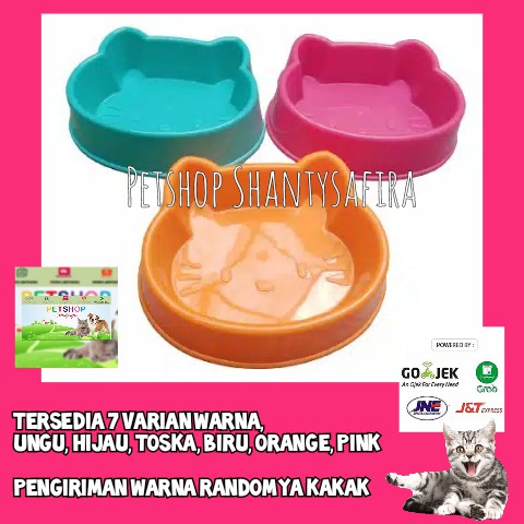 TEMPAT MAKAN SINGLE TEBAL UNTUK KUCING ANJING KELINCI HAMSTER ANTI SEMUT