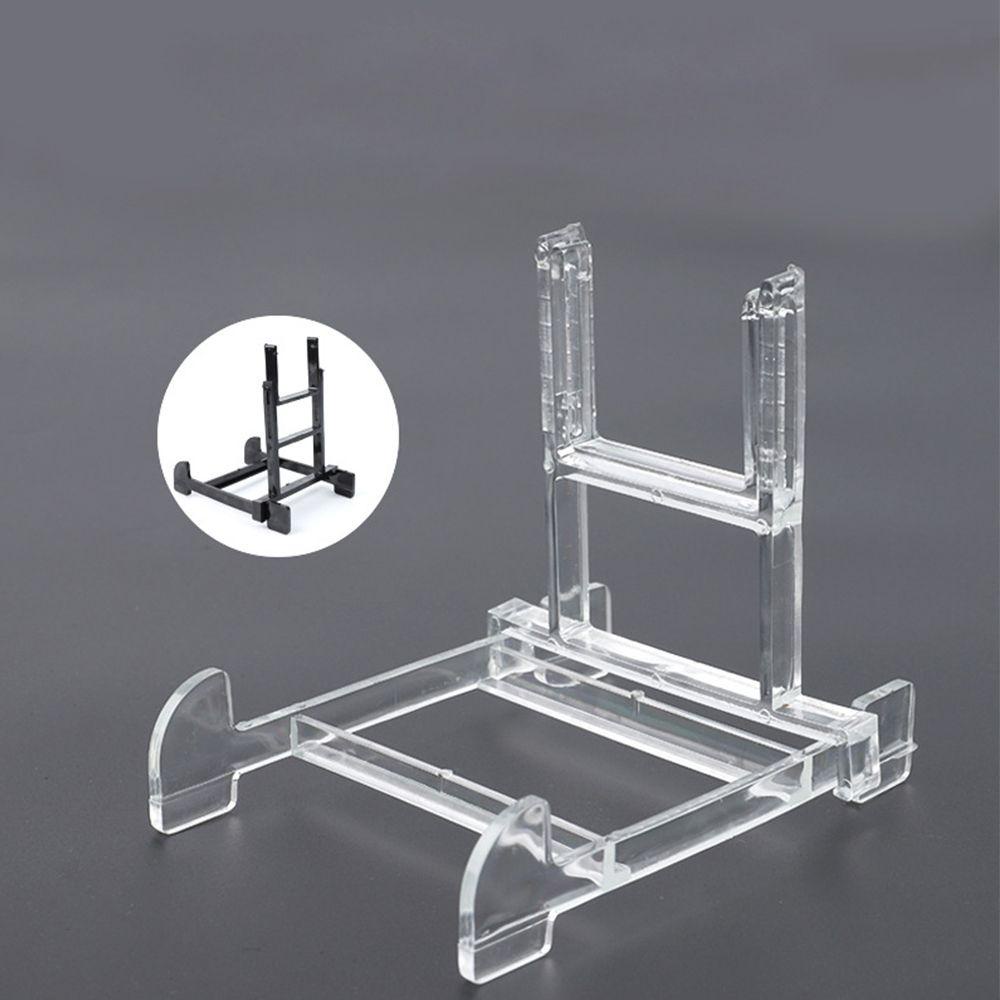 Populer 5pcs Easel Stand New Portable Transparan Piring Besar