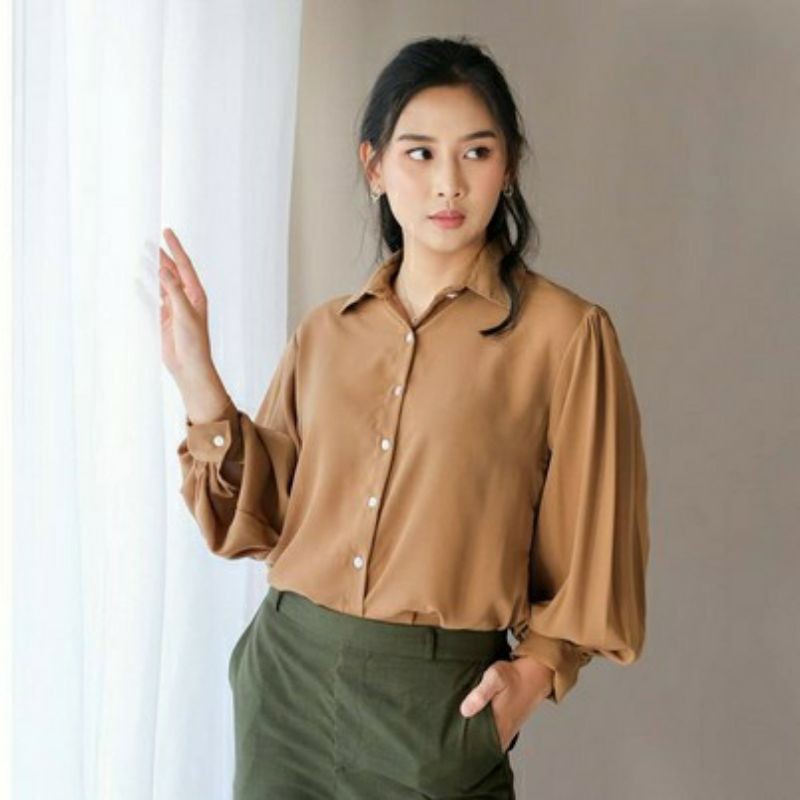 BLOUSE AUDREY #3//Atasan wanita moscrepe