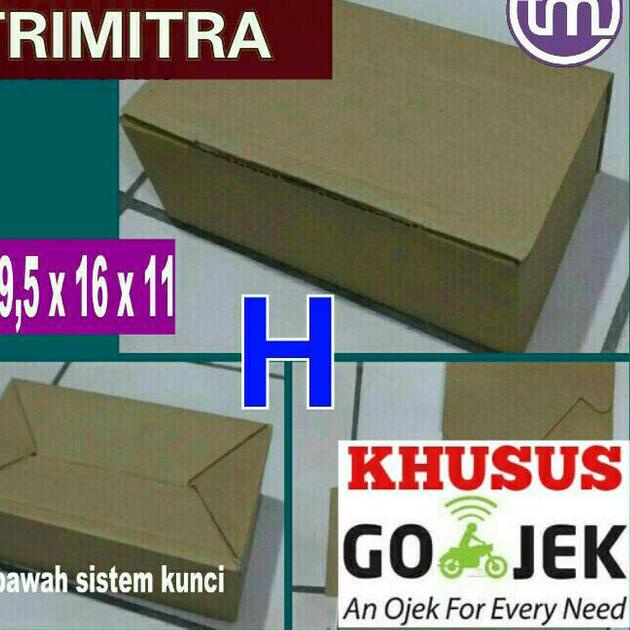 

♜ [Khusus GoSend/Gojek] Kardus Tipe H ◙