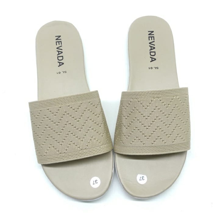 Sandal Sendal Wanita Nevada Slop Casual Murah