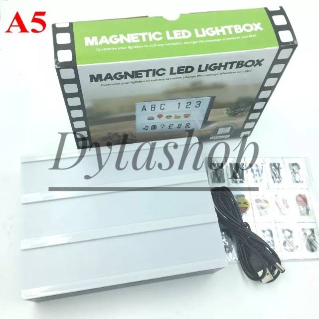 Lampu led light box + card