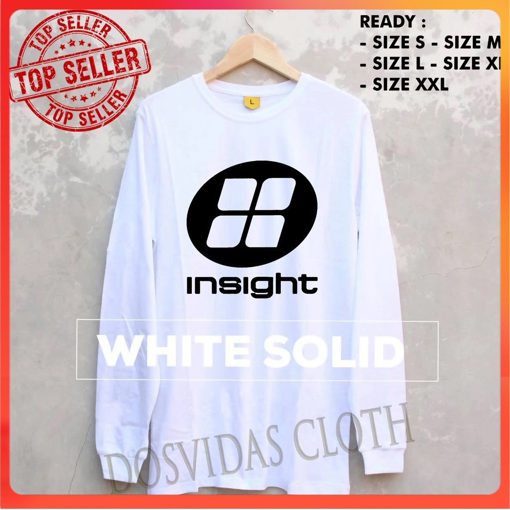 Import Quality MURAH BAJU KAOS LENGAN PANJANG INSIGHT BRAND keren INSIGHT