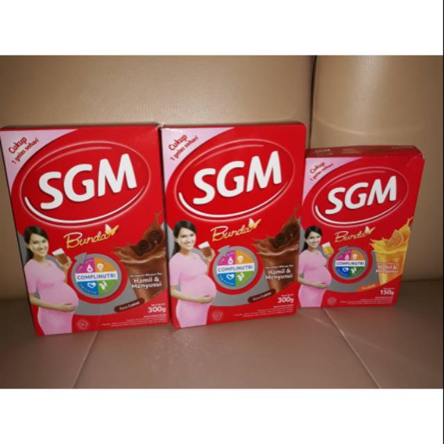 Susu Hamil SGM Bunda Cokelat free SGM Bunda Jeruk