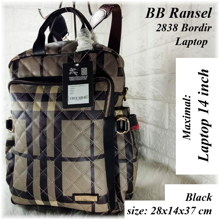 BB Ransel 2838 Laptop (Muat Sampai 15 Inch) Big Size