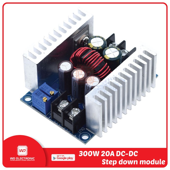 300W 20A Constant Current Adjustable Buck Converter Step-down DC to DC voltage module