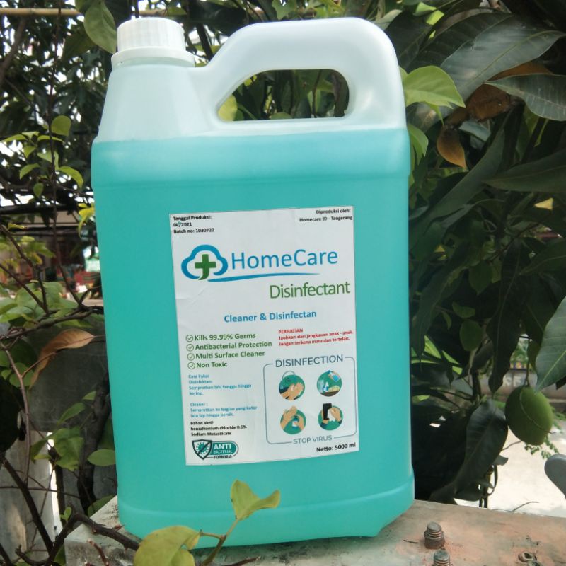 Disinfektan Spray langsung pakai cleaner dan food grade 5 liter