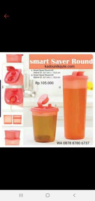 Cooking Oil Tempat Botol Minyak, Kecap,smart Saver Round/ezy Pour / Tempat Minyak/2 Pcs Tupperw