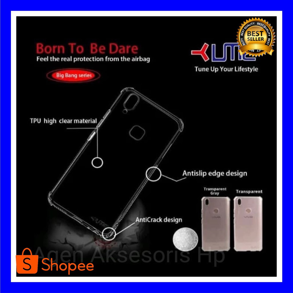 GROSIR TERMURAH UME Big Bang Realme C2 6.1" Soft Case Anti Crack Realme C2 RMX1941 - Putih