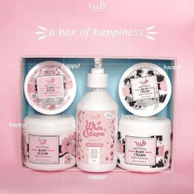 [STOK TERAKHIR] WUB SKIN BODY CREAM SCRUB Sepaket Dan Body Scrub Official Bleaching Original Whiteni