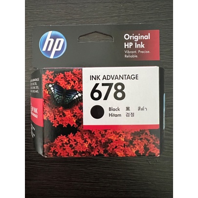 Tinta HP 678 Original Ink Cartridge (Black / Color)