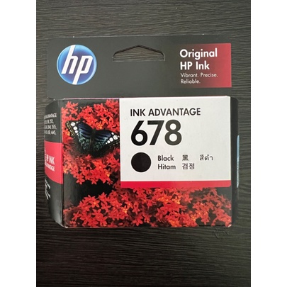 Tinta HP 678 Original Ink Cartridge (Black / Color)