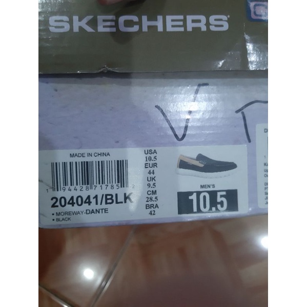 Sepatu Skechers 204041/BLK  Moreway Dante 44