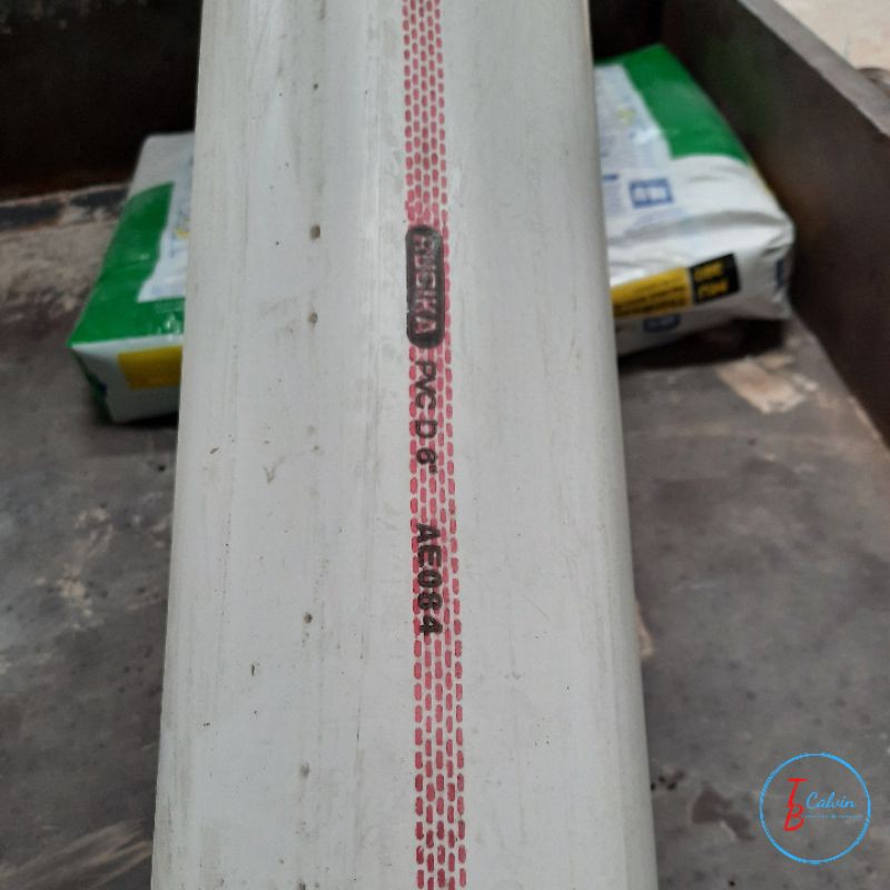 Pipa 6 inch RUCIKA WAVIN (D) per batang / Pipa PVC 6 inch RUCIKA WAVIN