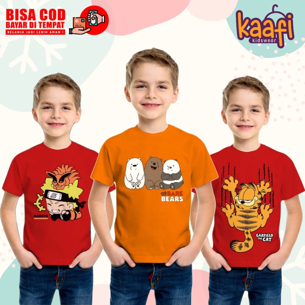 Baju Anak We Bare Bears / Baju Naruto Anak