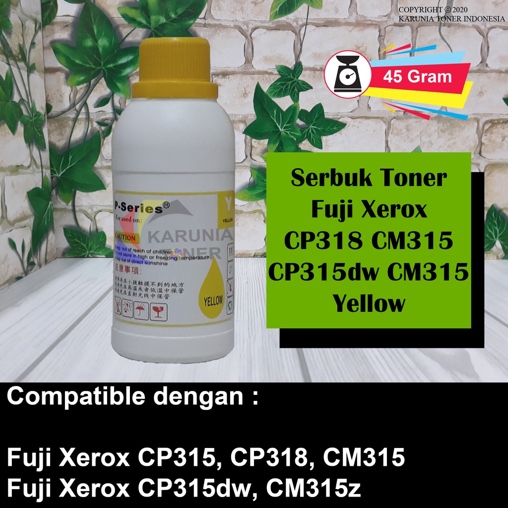 Serbuk Toner For Fuji Xerox CP315 CP318 CM315 CP315dw CM315z 30 Gram