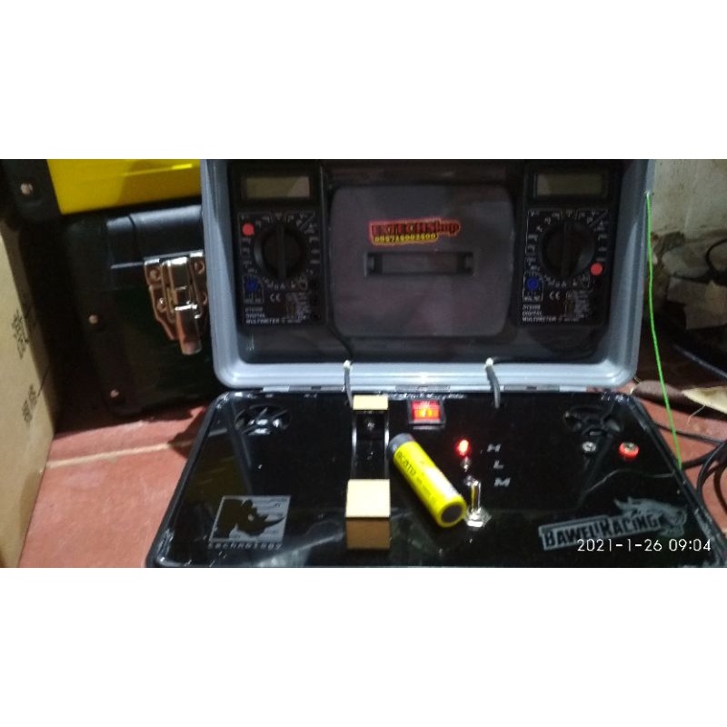 charger perahu mini baterai 18650