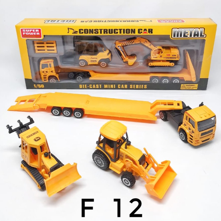 DIE CAST MINI CAR SERIES CONSTRUCTION CAR F12