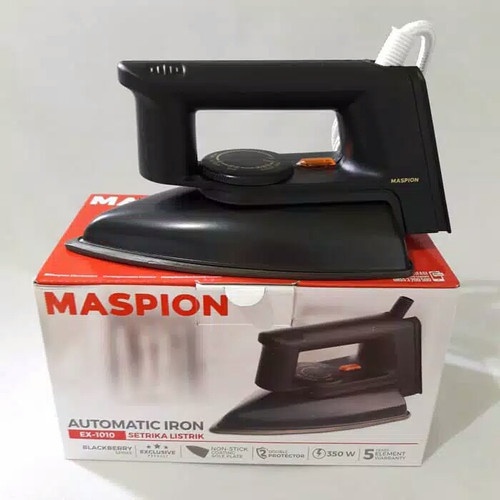 PROMO Maspion Setrika EX-1010 - Hitam super awet BERGARANSI RESMI