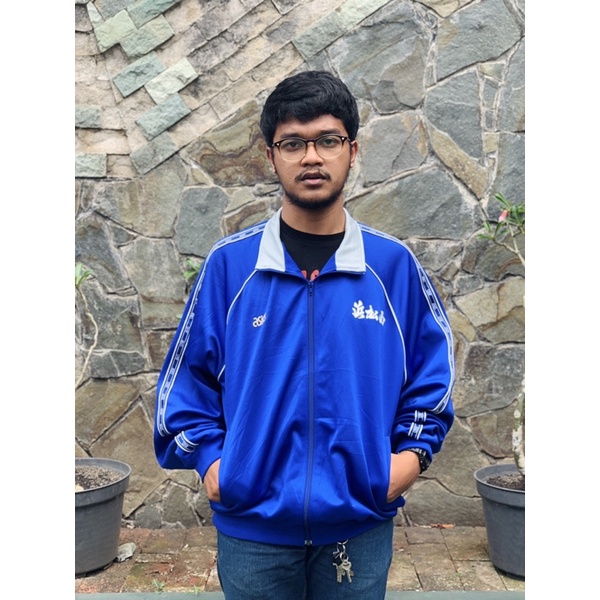 Jaket Vintage Second Asics Thrift Original Tracktop