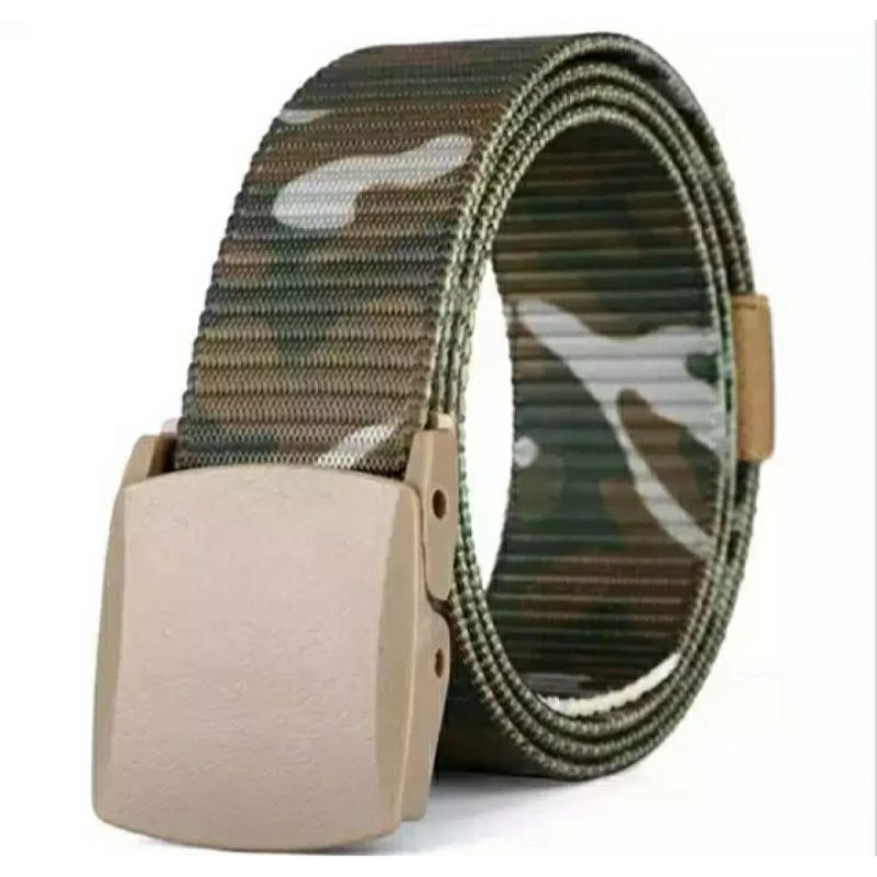 ikat Pinggang Pria Gesper Pria Tactical Motif ARMY