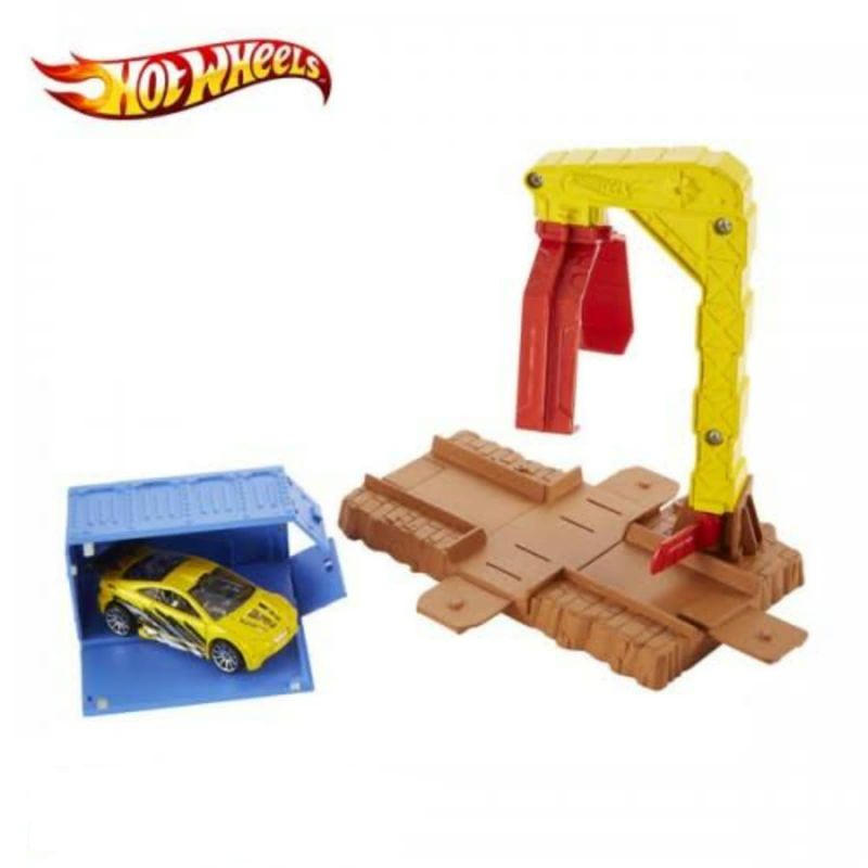 ori original mattel hw hotwheels hot wheels workshop crate crash track builder playset diecast die cast play set car cars mainan mobil mobilan anak cowok laki hadiah kado ultah system kendaraan