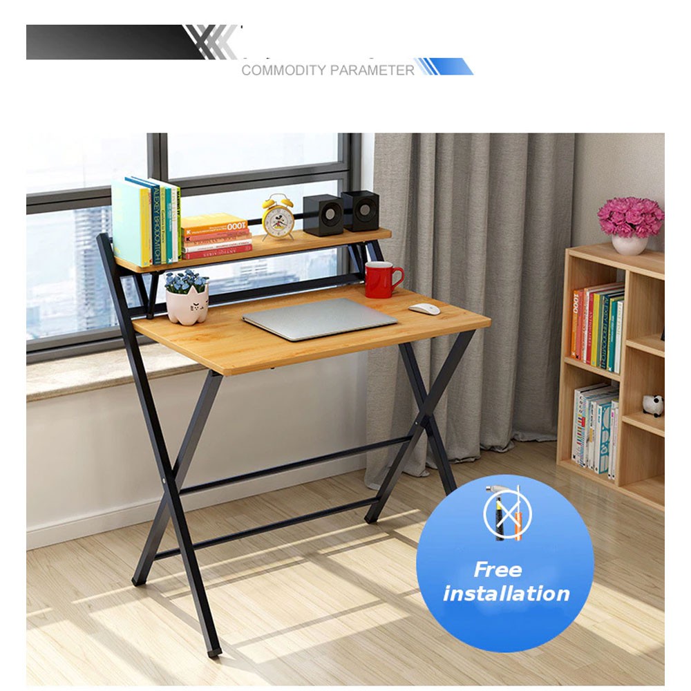Jual Meja Belajar Laptop Lipat Foldable Computer Desk BLA53 Shopee