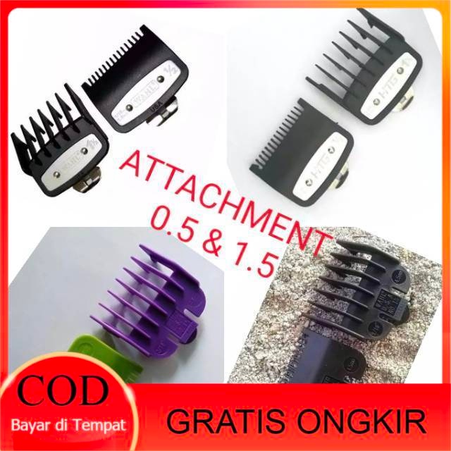 Perlengkapan Cukur Barbershop Sepatu tapak sisir ukuran wahl guard wahl 0.5 Kliper
