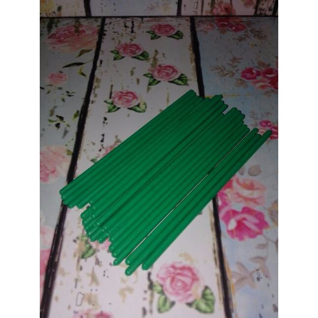 

Stick Coklat Loly Plastik Warna Hijau/set