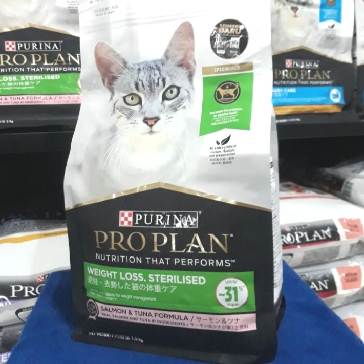 Pro Plan Sterilsed Weight Los 3 Kg Fresh pack- Makanan Kucing Proplan Sterilised