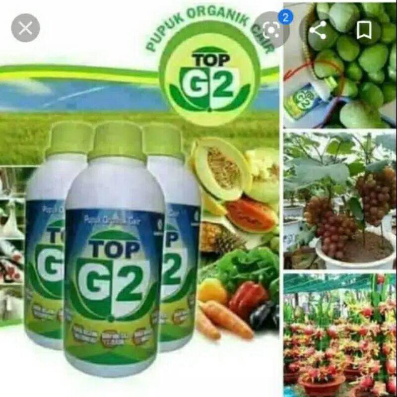 Pupuk Organik Cair Top G2 Original 100 % HWI