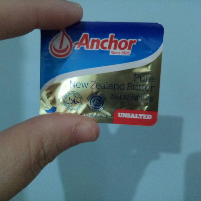 TIDAK BISA COD Anchor Unsalted Butter / Salted Butter 7 gr