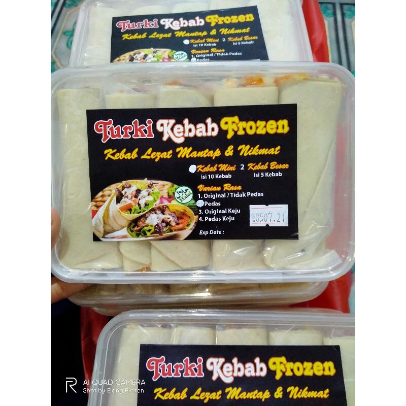 Turki Kebab Frozen / Kebab Mini Turki Frozen