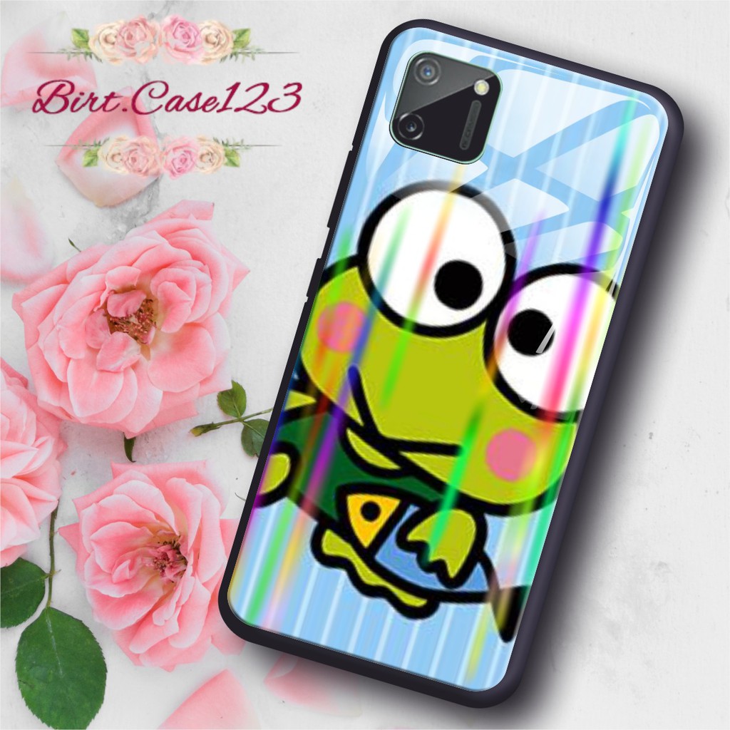 BC Case silikon Gambar KEROPPI back case glass aurora realme c1 c2 c3 3pro x xt 2 5 5pro 6 6pro etc