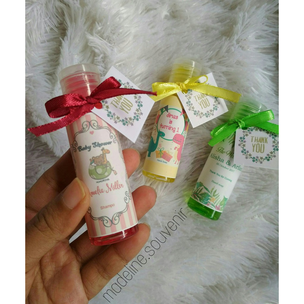 Souvenir Shampoo 30 Ml Botol Fliptop Untuk Birthday