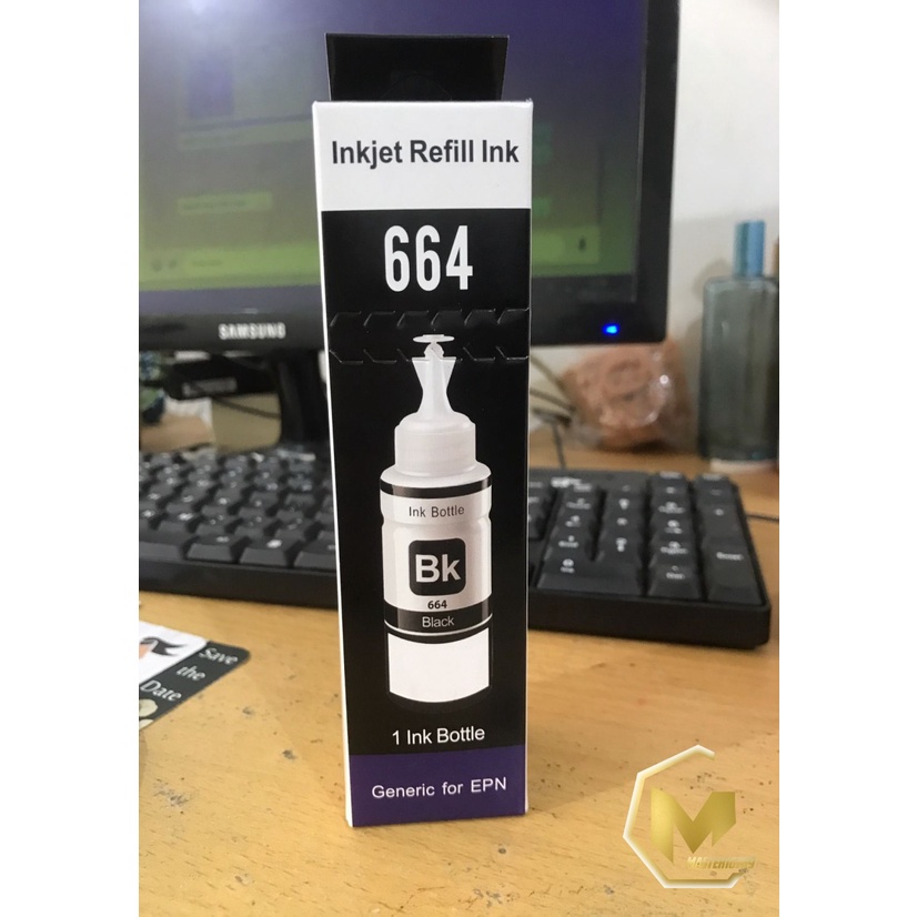 REFILL TINTA INK INKJET ISI ULANG PRINTER EPSON L100 L101 L110 L200 L210 L211 L300 L301 L303 L350 L351 L355 L455 L550 L551 L555 L558 L800 L801 70 ML MA2305