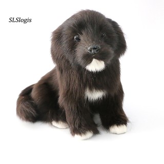 Sls Simulasi Anjing Kecil Lucu Warna Hitam untuk Dekorasi Sls Simulasi Anjing Kecil Lucu Warna Hitam untuk Dekorasi
