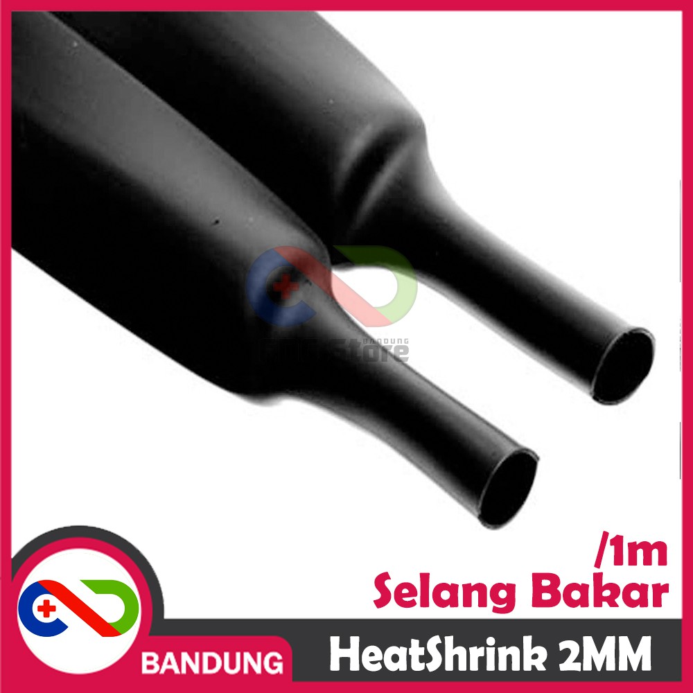 HEATSHRINK 2MM HEAT SHRINK SELANG SELONGSONG BAKAR PER 1 METER