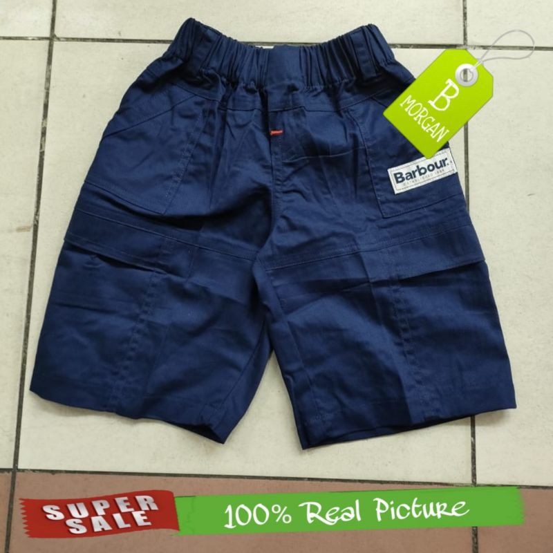 Celana Pendek Anak Barbour Cargo Navy