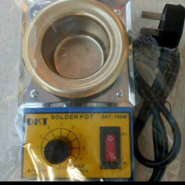 solder pot kecil 150watt alat untuk memasak timah