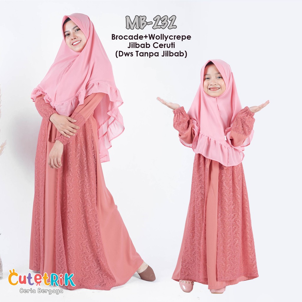 {erleenstore_} Gamis reg couple cutetrik MB232