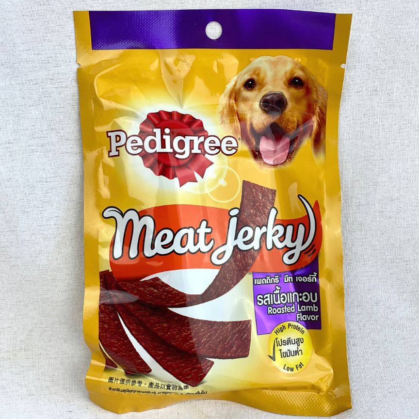 

PEDIGREE Snack Anjing MEAT JERKY Lamb 80gr