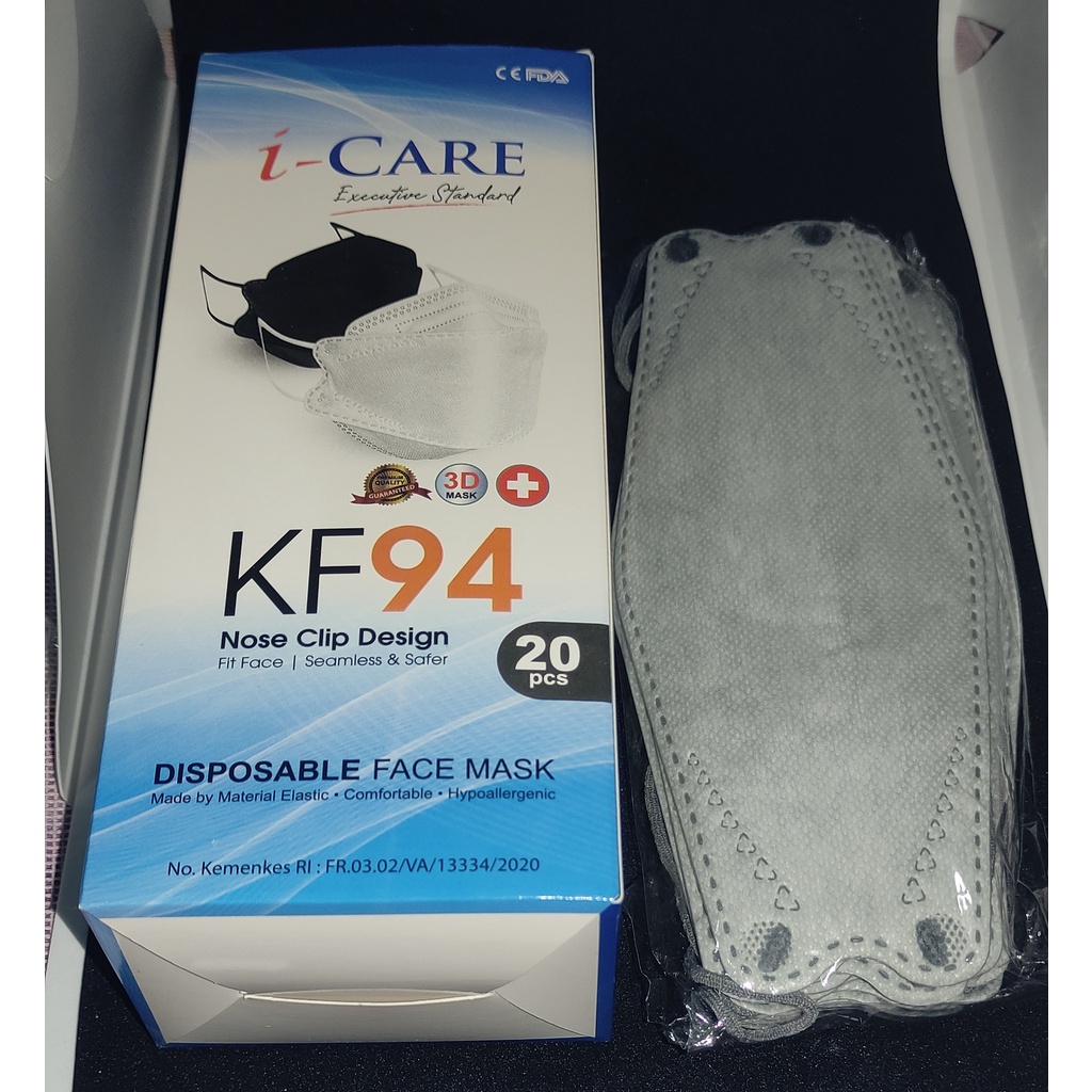 Masker KF94 i-CARE 3D EVO isi 20 pcs